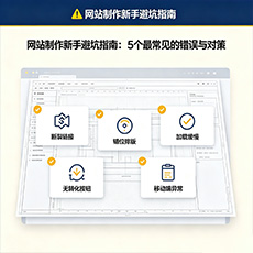 大竹建站-网站制作新手避坑指南：5个最常见的错误与对策