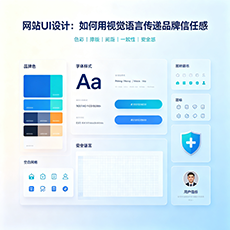 达州建站-网站UI设计：如何用视觉语言传递品牌信任感